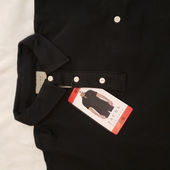 Jachs NY Men's Polo sz M Black - Picture 9 of 11